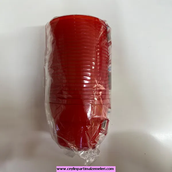 Plastik Bardak Kırmızı